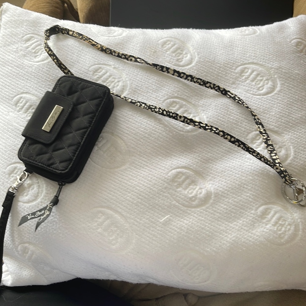 Vera Bradley Lanyard and Mini Wallet/Wristlet